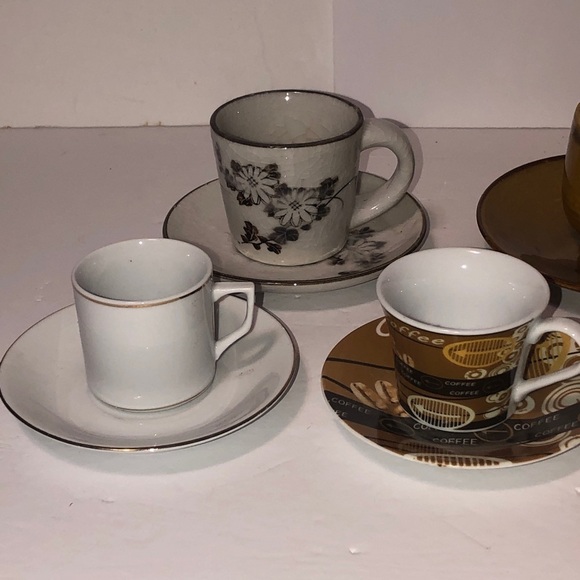 Espresso Cup/Saucer Sets (5). - Picture 3 of 5